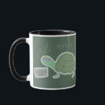 Mug DJ DaNinja<br><div class="desc">DJ Daninja is a turtle. So this is the design of arrowpuppy</div>