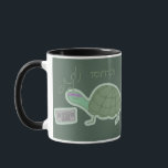 Mug DJ DaNinja<br><div class="desc">DJ Daninja is a turtle. So this is the design of arrowpuppy</div>