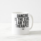 Mug Dj Quote Deejay Funny Dancing Quote Edm Festival (Devant droit)