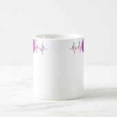Mug Dj Vinyl Record Heartbeat Funny Ekg Disk Jockey (Centre)