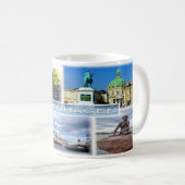 Mug DK Copenhagen - Jardin Tivoli - Comté d'Amalienbor (Devant droit)