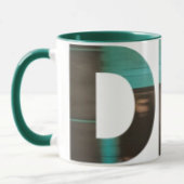Mug DM personnalisé : Image bleue rognée