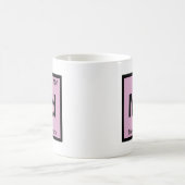 Mug DM - Symbole de Tableau périodique de chimie de (Centre)