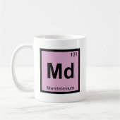 Mug DM - Symbole de Tableau périodique de chimie de (Gauche)