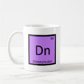 Mug Dn - Symbole chimique du dinosaure Dimorphodon (Gauche)