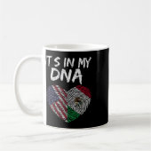 Mug Dna Drapeau États-Unis Américain Drapeau Mexicain  (Gauche)