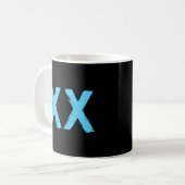 Mug Dna Molecule Xx Femme Chromosome Biotechnologie (Devant gauche)
