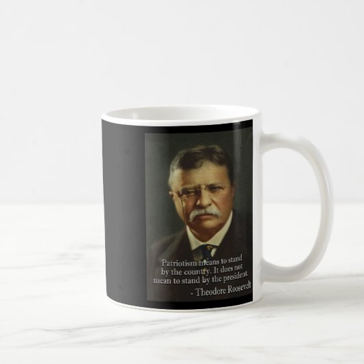 Mug Dny Dank Mème Designs Theodore ' Roosevelt Mème (Droite)