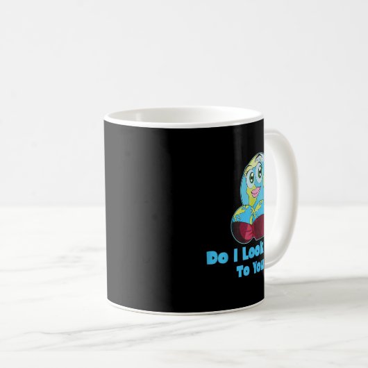 Mug Do I Look Flat To You Earth Day Mother Day  (Devant droit)