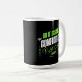 Mug Do It Scared - Motivational Confidence Inspiration (Devant droit)
