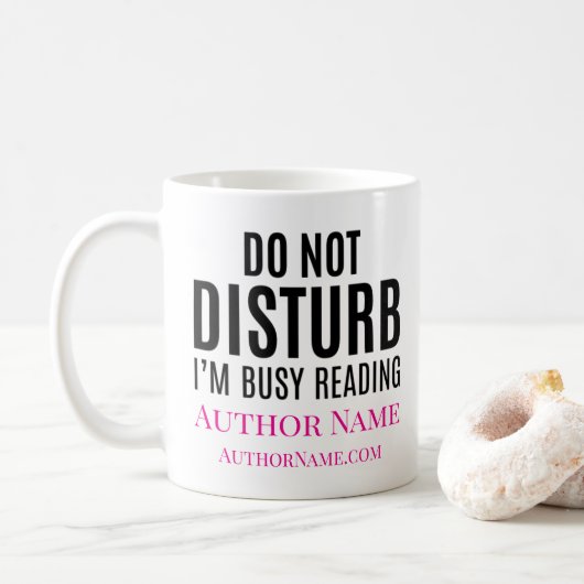 Mug Do Not Disturb I'm Reading (Avec donut)