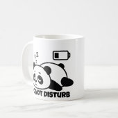 Mug Do Not Disturb Sleeping Panda Cute Lazy Funny (Devant gauche)