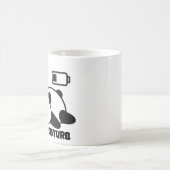 Mug Do Not Disturb Sleeping Panda Cute Lazy Funny (Centre)
