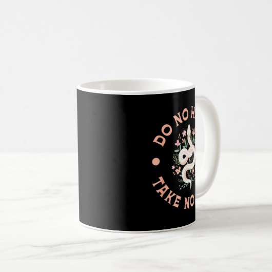 Mug Do Not Harm Take No Funny Sarcastic Quotes Sarcasm (Devant droit)