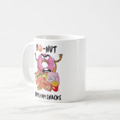 Mug Do-nut touche mes snacks (Devant gauche)
