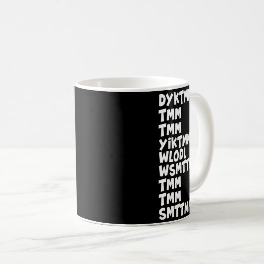 Mug Do You Know The Muffin Man Dyktmm Nostalgia Funny  (Devant droit)