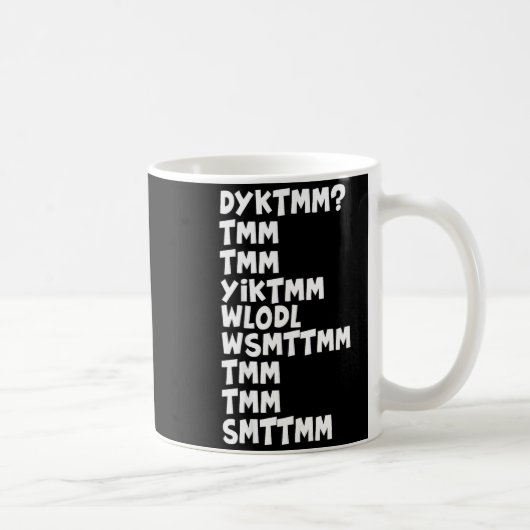 Mug Do You Know The Muffin Man Dyktmm Nostalgia Funny (Droite)
