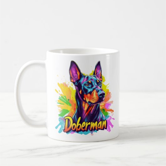 Mug Doberman (Gauche)