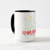 Mug Doberman Chien Noël Arbre Père Noël Cadeau Noël (Devant gauche)