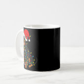 Mug Doberman Dog Christmas Lights Santa Xmas Pet Dog L (Devant gauche)