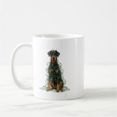 Mug Doberman Nscher Christmas I'm Fine Everything Is F (Gauche)