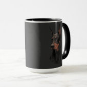Mug Doberman Pinscher (Devant droit)
