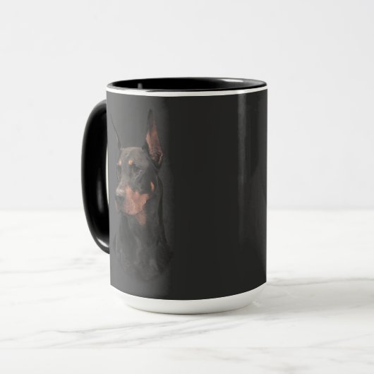 Mug Doberman Pinscher (Devant gauche)