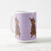 Mug Doberman Pinscher (Devant gauche)