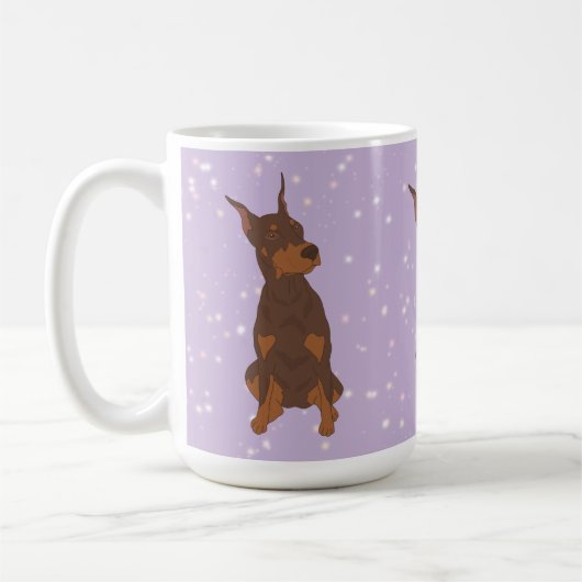 Mug Doberman Pinscher (Gauche)