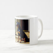 Mug Doberman Pinscher Chien (Devant droit)