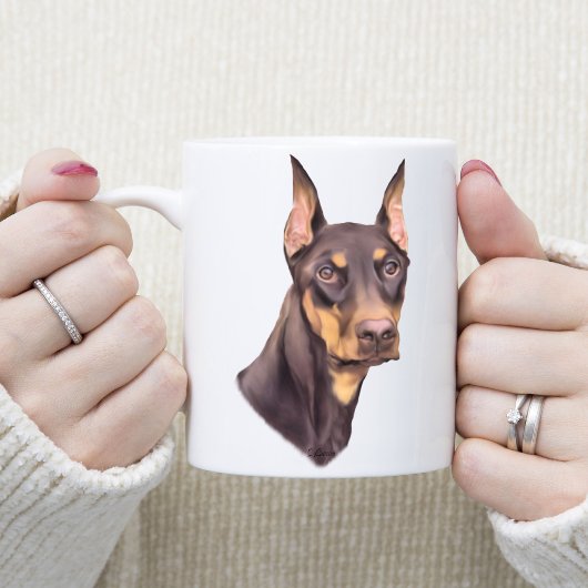 Mug Doberman Pinscher Chien