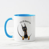 Mug Doberman Pinscher IAAM (Gauche)