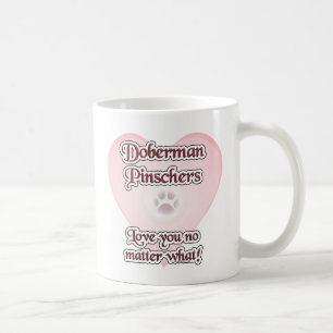 Mug Doberman Pinscher Love, Love Doberman, Love dobie