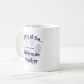 Mug Doberman Pinscher, propriété (Devant gauche)