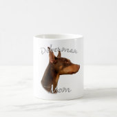 Mug Doberman Pinscher (rouge) Maman 2 (Centre)