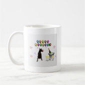 Mug Doberman Pinscher souhaite Bonne Année 2016 (Gauche)
