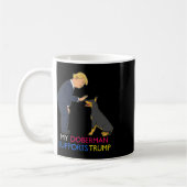 Mug Doberman soutient le cadeau Trump Doberman Pinsche (Gauche)