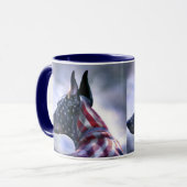 Mug Dobermann américain de fierté (Devant gauche)
