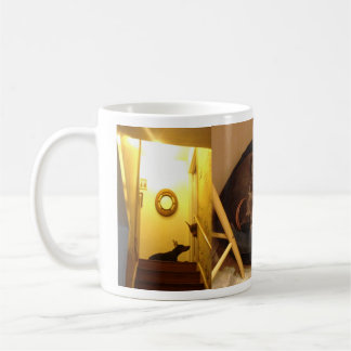 Mug Dobermann avec le chiot