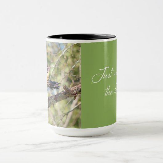 Mug d'observation d'oiseaux du Nord Flickr (Centre)