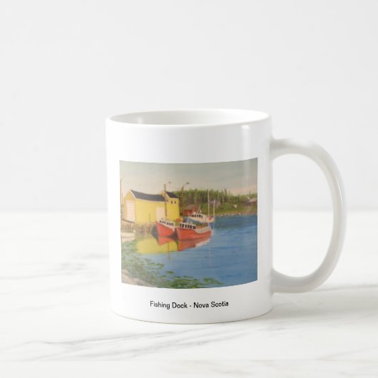 Mug Dock de pêche - la Nouvelle-Écosse (Droite)