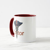 Mug Docteur avec le caducée (Devant gauche)
