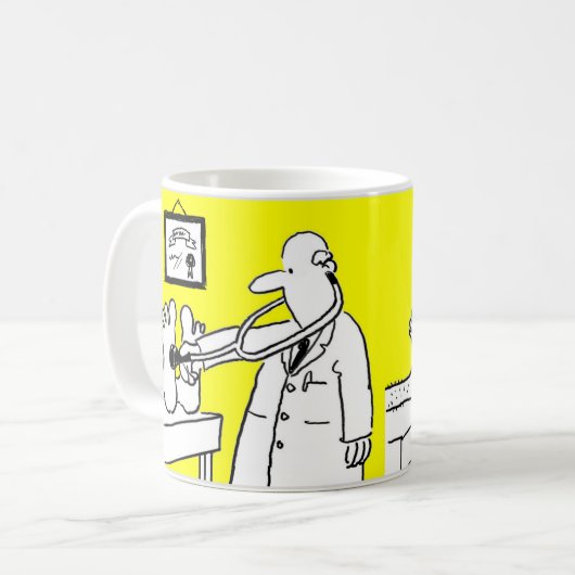 Mug Docteur avec stéthoscope (Devant gauche)