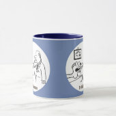 Mug Docteur avec test de stéthoscope Pieds. Docteur (Centre)