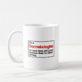 Mug Docteur de dermatologue (Gauche)