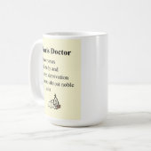 Mug Docteur de Juris - un poème pour l'obtention du (Devant gauche)