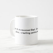Mug Docteur de papa d'Awesomest du monde…, chaffeur, (Devant gauche)