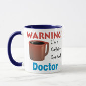 Mug Docteur déshérité par caféine (Gauche)