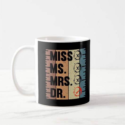 Mug Docteur Diplôme Santé Travailleur Médicale (Gauche)