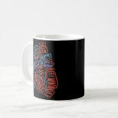 Mug Docteur en anatomie cardiaque Biologie cardiovascu (Devant gauche)
